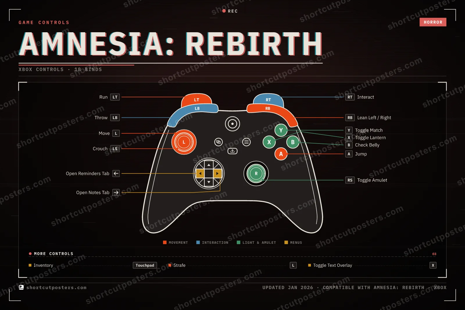 Amnesia: Rebirth controller poster preview