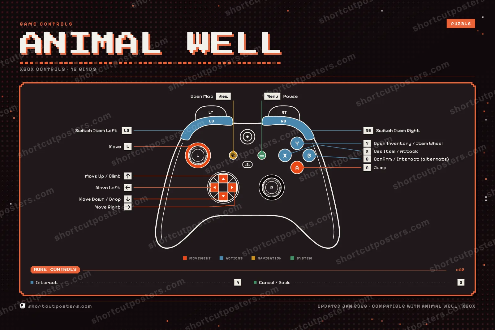 Animal Well controller poster preview