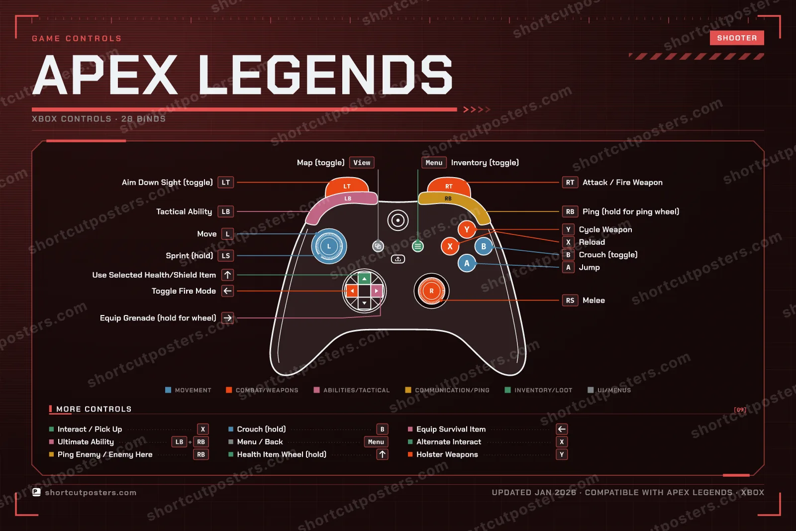Apex Legends controller poster preview