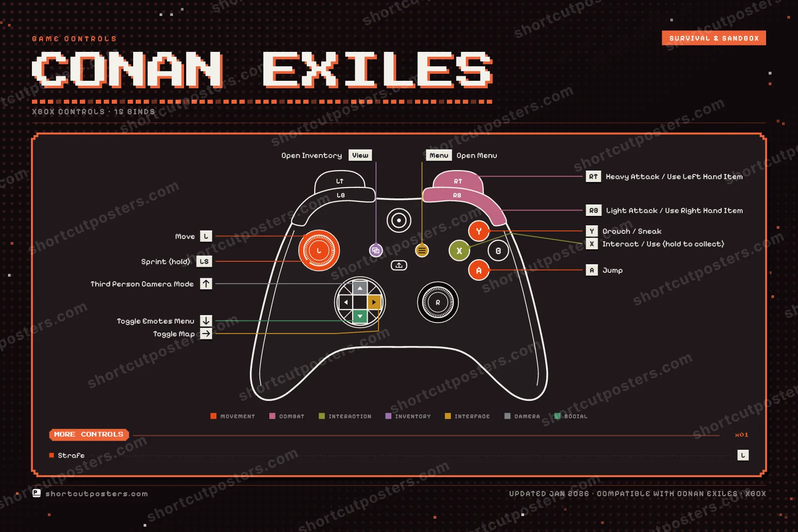 Conan Exiles controller poster preview