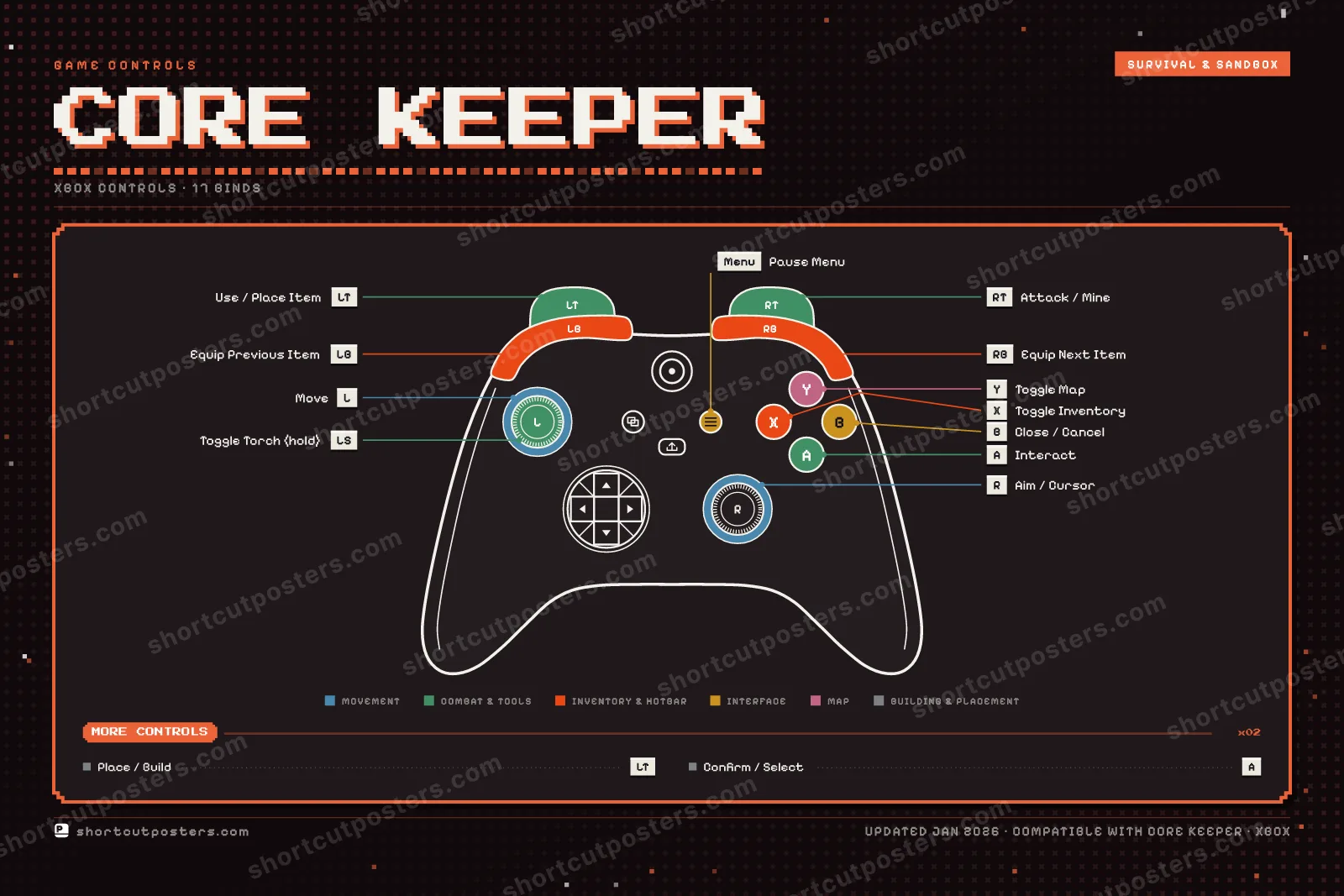 Core Keeper controller poster preview