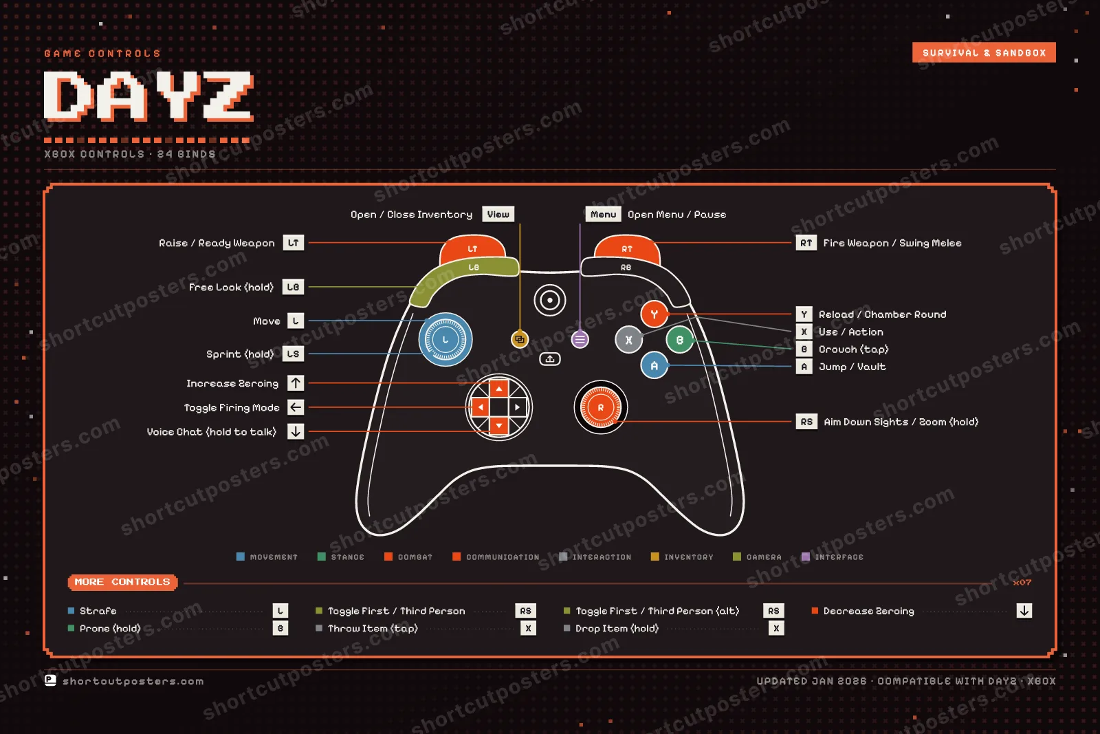 DayZ controller poster preview