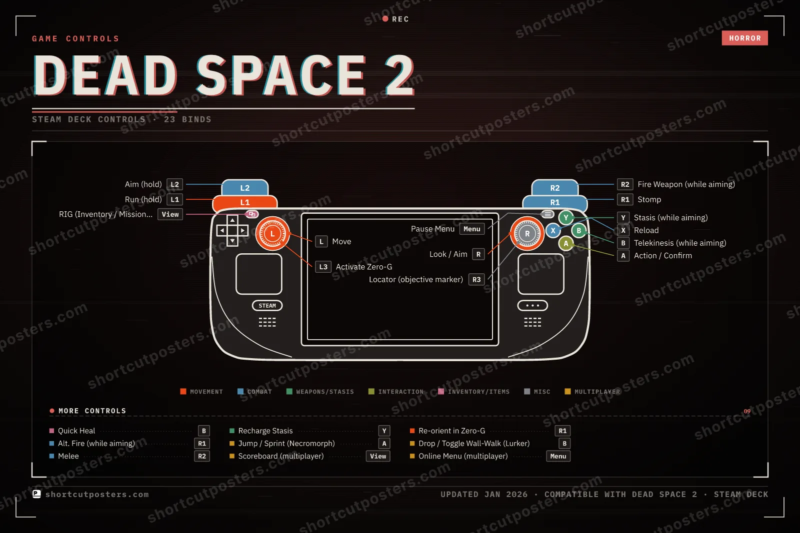 Dead Space 2 controller poster preview