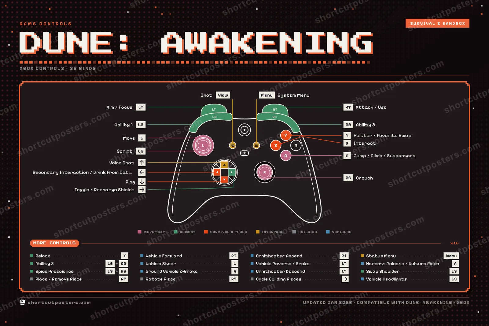 Dune: Awakening controller poster preview