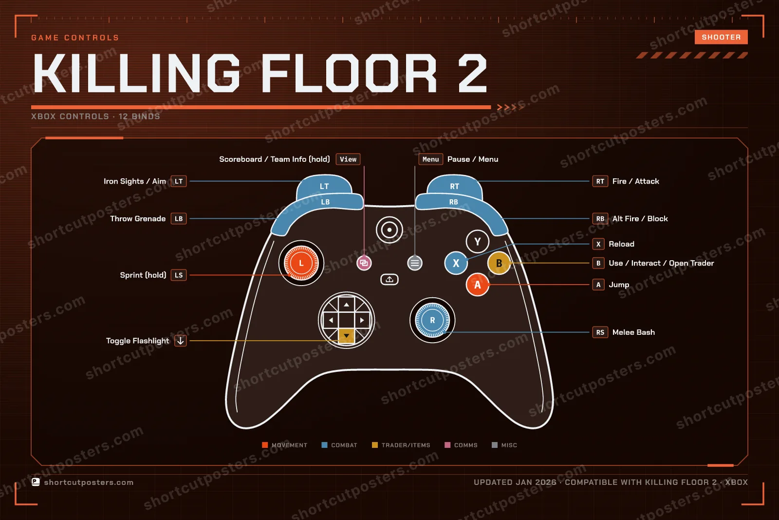 Killing Floor 2 controller poster preview