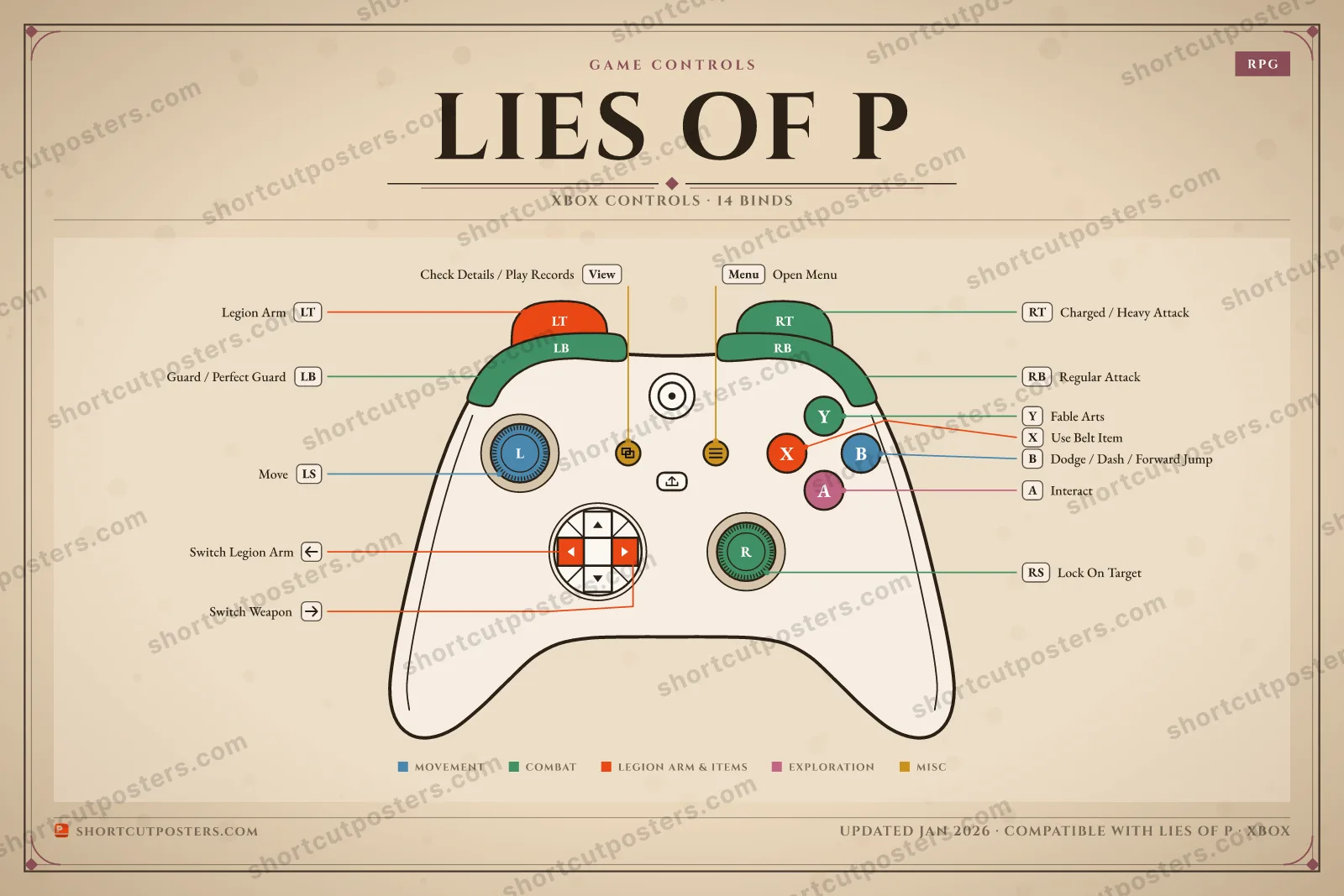 Lies of P controller poster preview