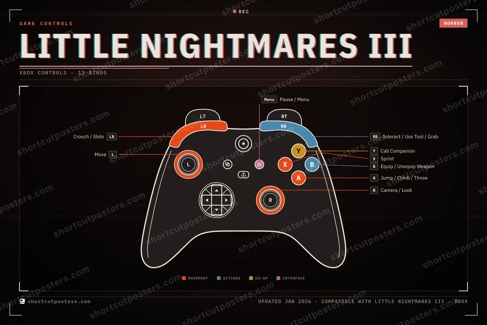 Little Nightmares III controller poster preview