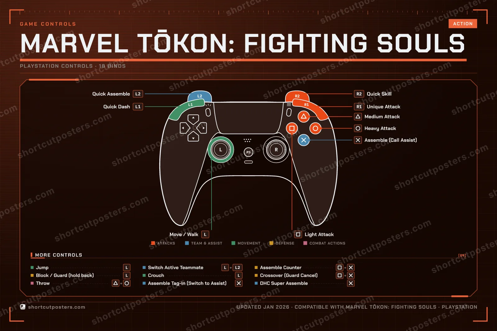 MARVEL Tōkon: Fighting Souls controller poster preview