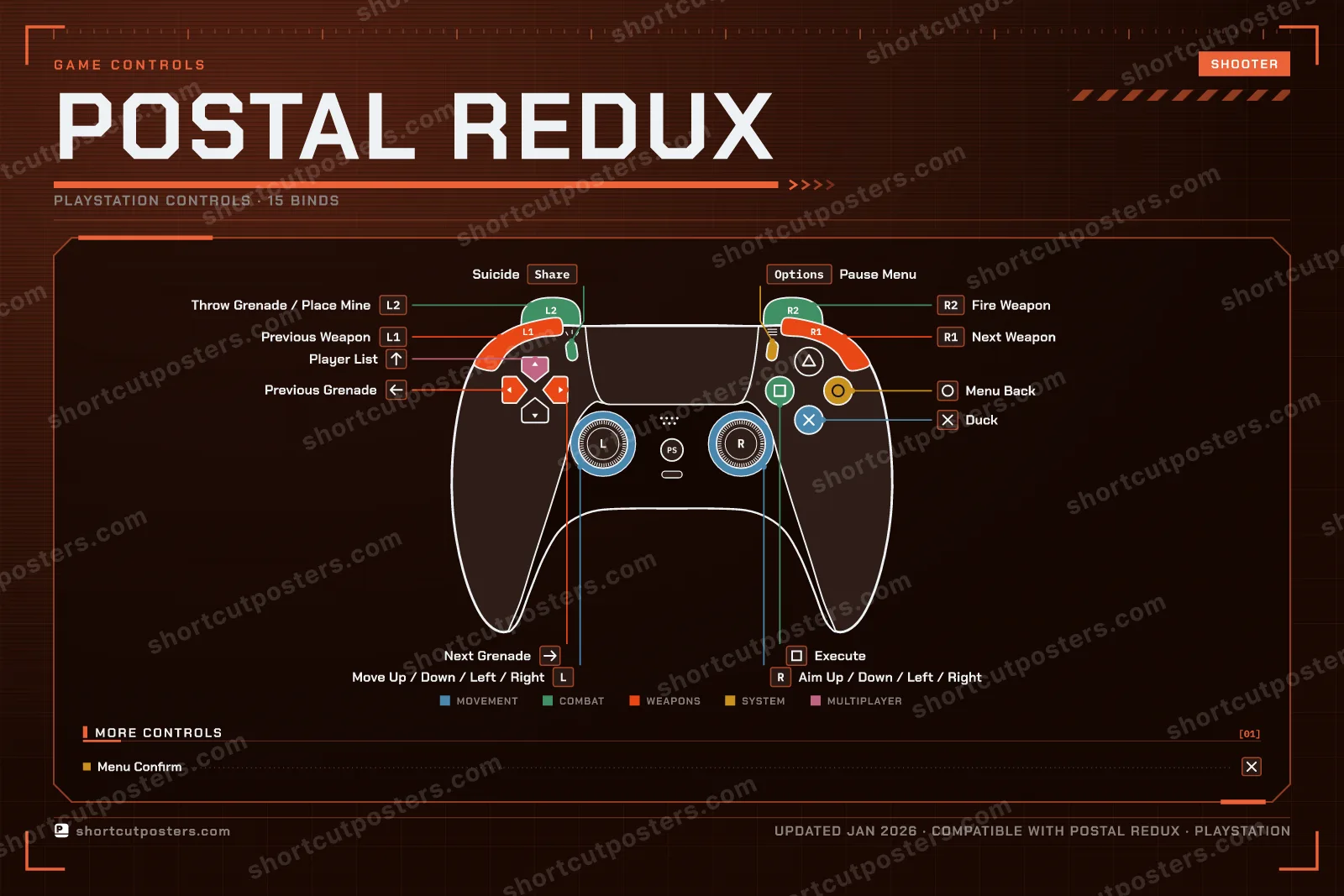 POSTAL Redux controller poster preview