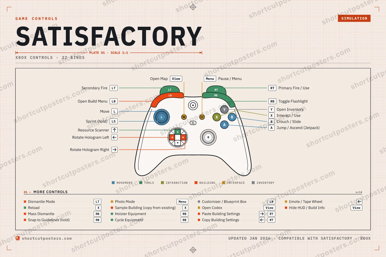 Satisfactory controller poster preview