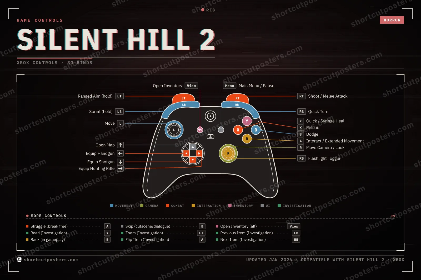 Silent Hill 2 controller poster preview