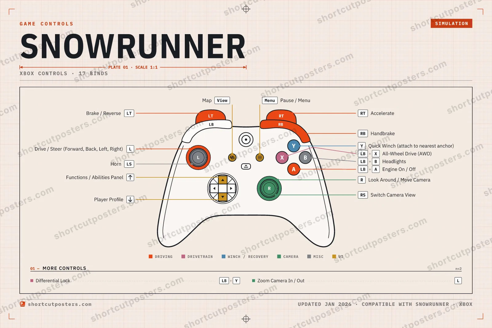 SnowRunner controller poster preview