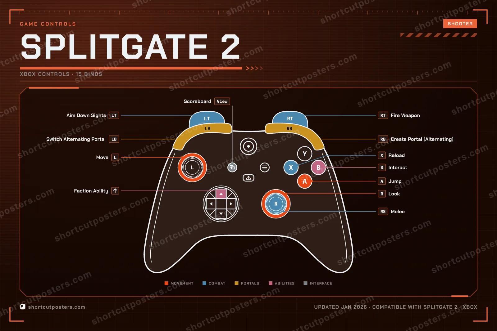 Splitgate 2 controller poster preview