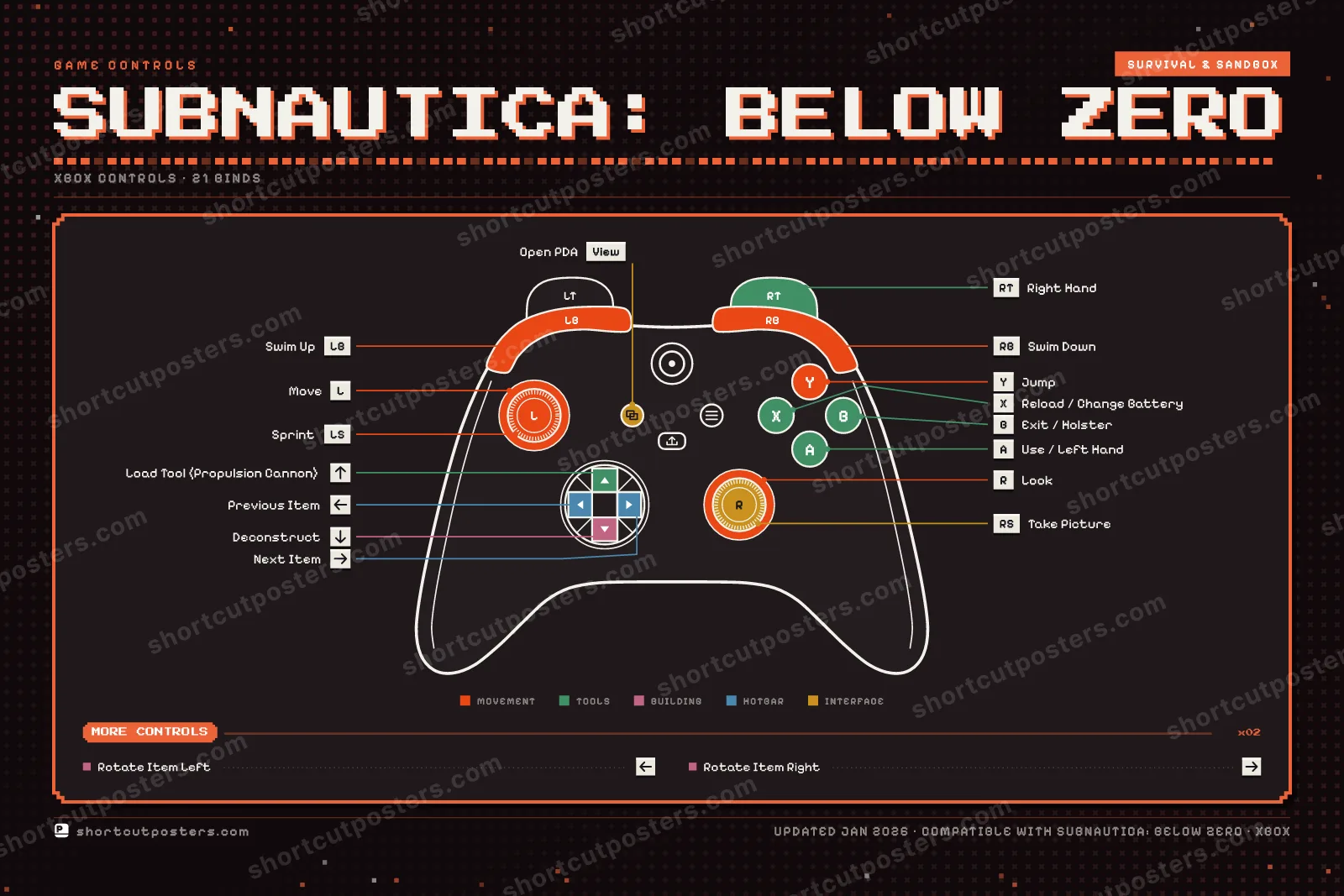 Subnautica: Below Zero controller poster preview