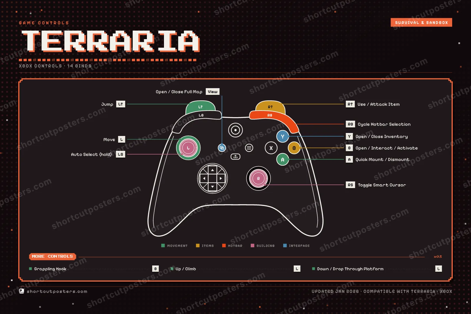 Terraria controller poster preview