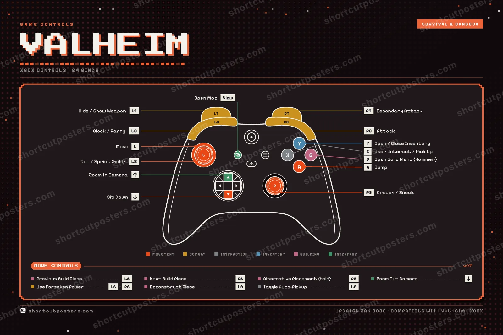 Valheim controller poster preview