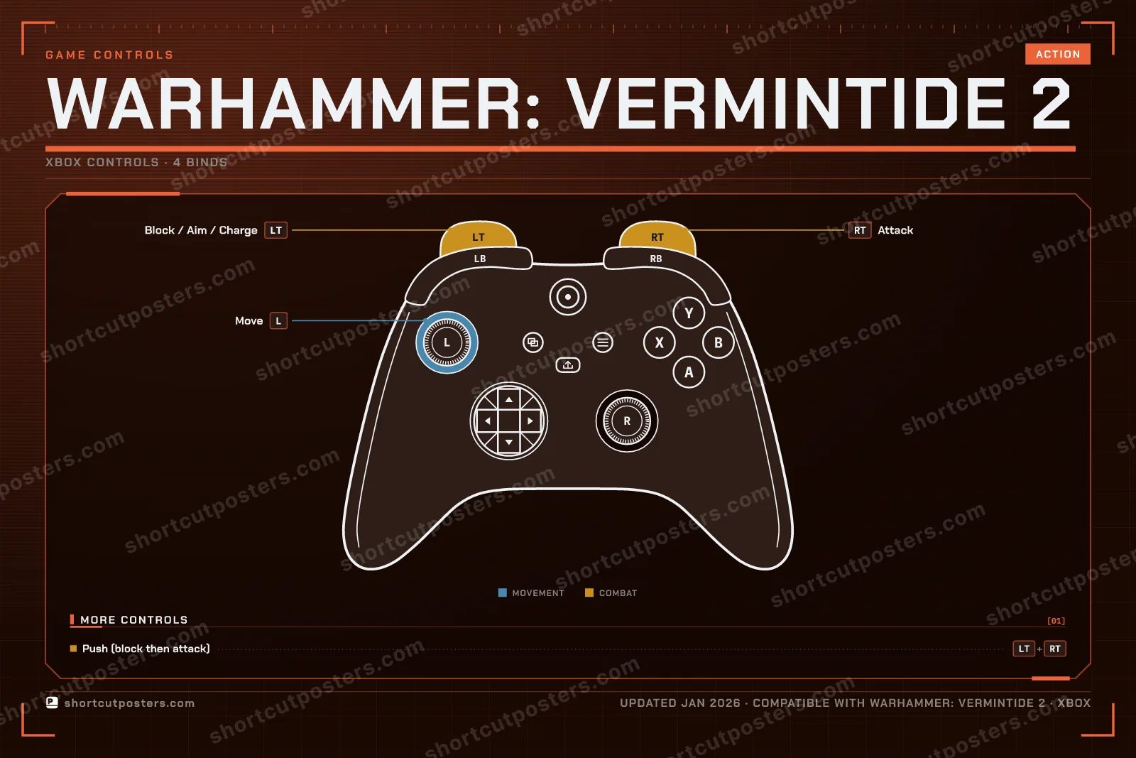 Warhammer: Vermintide 2 controller poster preview