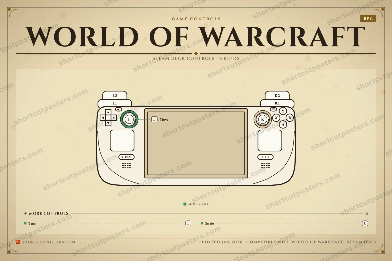 World of Warcraft controller poster preview